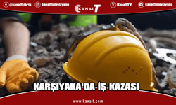 Karşıyaka’da inşaatta çalışan şahıs yaklaşık 3 metre yükseklikten düştü