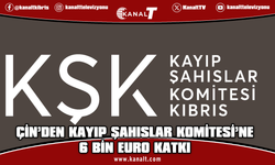 Çin Halk Cumhuriyeti, KŞK’ya 6 bin euro bağışladı