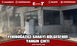 Yeniboğaziçi Sanayi Bölgesi’nde iş yerinde yangın