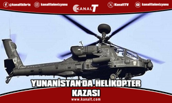 Yunanistan'ın Şifnoz Adası'nda helikopter düştü