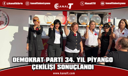 Demokrat Parti 34. yıl piyango çekilişi gerçekleşti
