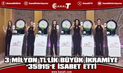 3 milyon TL'lik büyük ikramiye ‘35915’ numaralı bilete isabet etti
