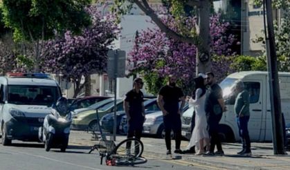 Gönyeli'de feci kaza: Bisiklet sürücüsü ağır yaralandı!