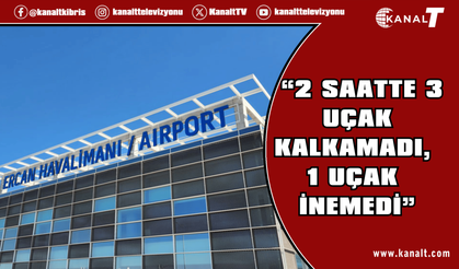 Ercan’da Grev Krizi: 2 Saatte 3 Uçak Kalkamadı, 1 Uçak İnemedi