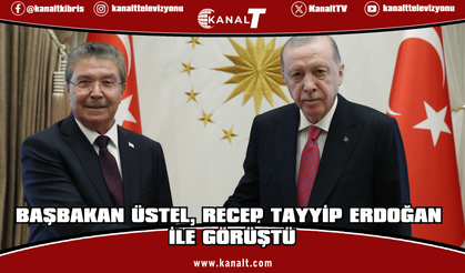 Başbakan Üstel, Recep Tayyip Erdoğan ile görüştü: Fiber Optik ve Mali İşbirliği Protokolü ele alındı