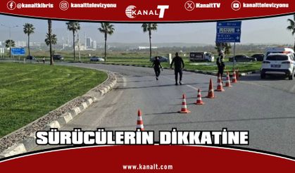 Lefkoşa-Girne ana yolunu kullanacak sürücüler dikkat
