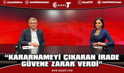 Cumhurbaşkanı Erhürman: “Kararnameyi çıkaran irade güvene zarar verdi”