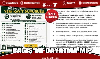 BAĞIŞ MI DAYATMA MI?