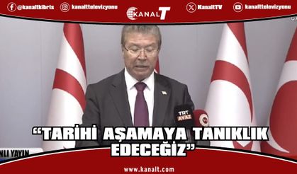 Ünal Üstel: “Tarihi aşamaya tanıklık edeceğiz”