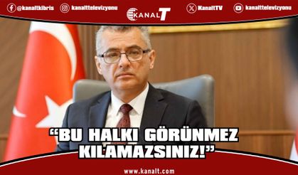 Cumhurbaşkanı Erhürman’dan hem kuzeye hem güneye mesaj: Bu halkı görünmez kılamazsınız!