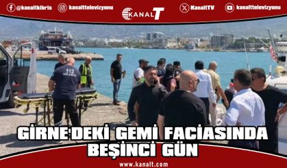 Girne'deki gemi faciasında beşinci gün: Kayıp 1 kişinin naaşına ulaşıldı!