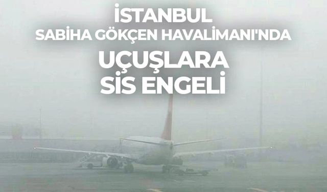 İstanbul'da deniz ve hava ulaşımına sis engeli