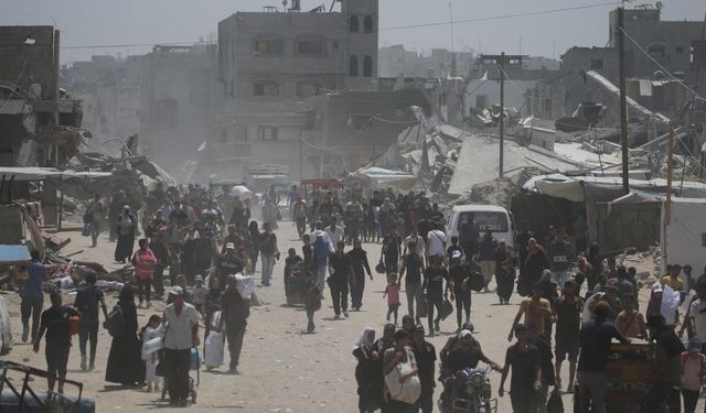 BM: Gazze'de her 10 kişiden 9'u zorla yerinden edildi