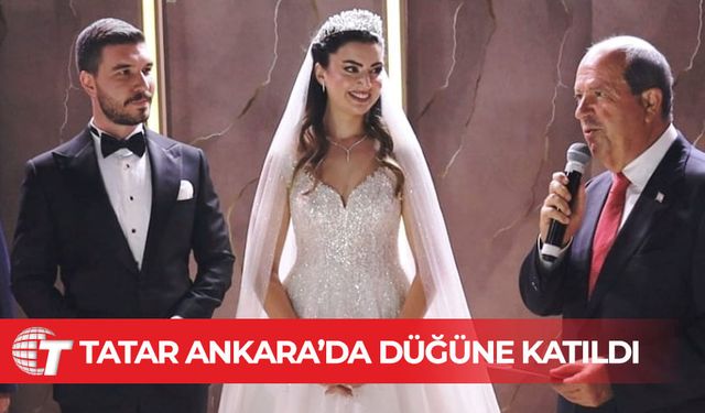 Cumhurbaşkanı Tatar, Erdem'in kızının düğününe katıldı, nikah şahitliği yaptı