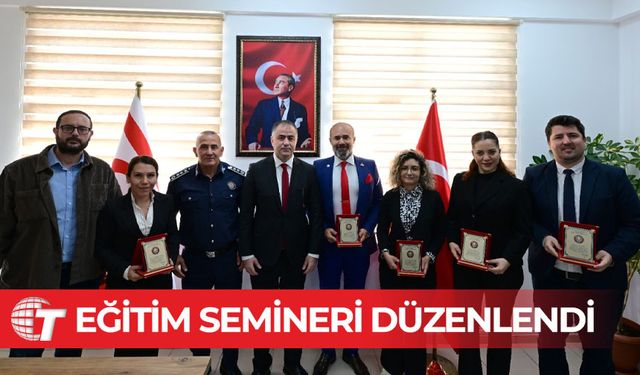 Merkezi Cezaevi Müdürlüğü ve Akdeniz Karpaz Üniversitesi iş birliğinde gardiyanlara eğitim semineri düzenlendi