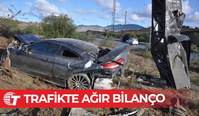 Trafikte yine ağır bilanço