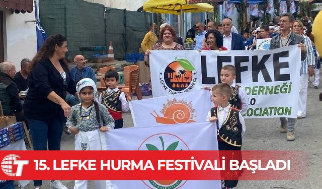 15. Lefke Hurma Festivali başladı