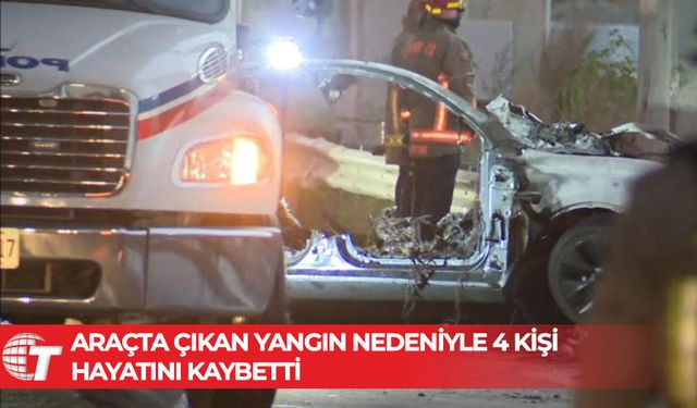 Tesla kazada kapılarını kilitledi, 4 kişi yanarak can verdi