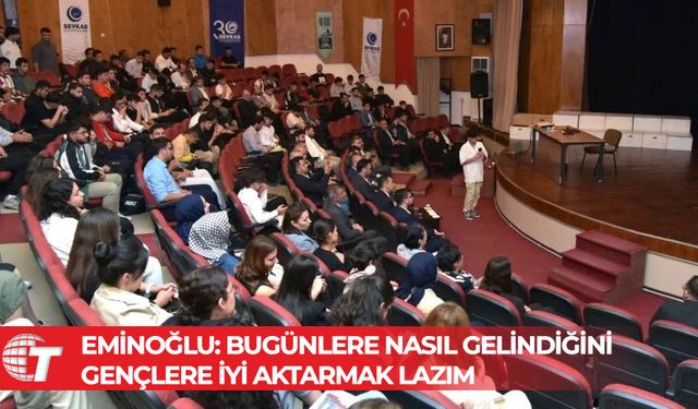 Genç Yetişmek-Seminer Kuşağı projesinin ilk semineri gerçekleştirildi