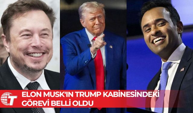 Trump, Musk ve Ramaswamy'nin Hükümet Verimliliği Bakanlığını yöneteceğini duyurdu