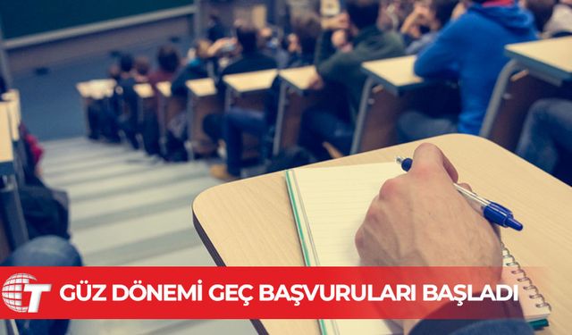 Yükseköğretimde güz dönemi geç başvuruları için sistem açıldı