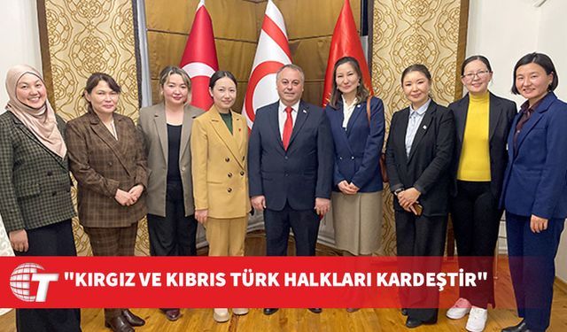 Kırgızistan'da, KKTC'nin kuruluşunun 41. yıl dönümü kutlandı