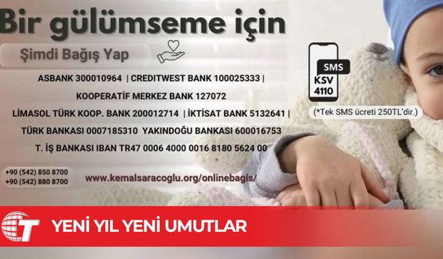 Kemal Saraçoğlu Vakfı'ndan yılbaşına özel bağış çağrısı