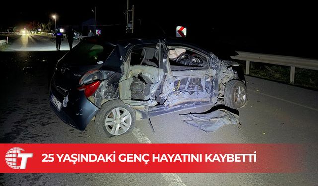 Dipkarpaz-Yenierenköy anayolunda trafik kazası