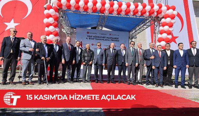 Yeni Güzelyurt Devlet Hastanesi 4. Etap tamamlama projesi başladı