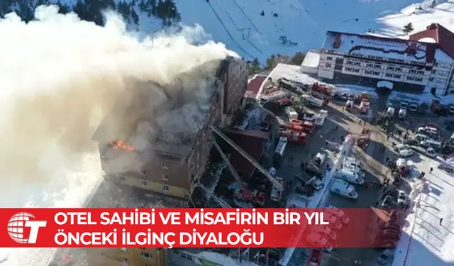 Otel'de bir yıl önce kalan misafir yangın riskine dikkat çekmiş