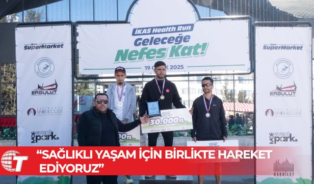 İkas Health Run ile Sağlığa Koş Yarışı tamamlandı