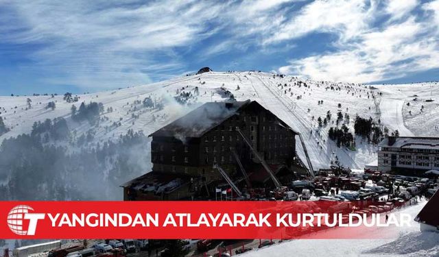 Yangından anne, kızı ve iki torunu pencereden atlayarak kurtuldu