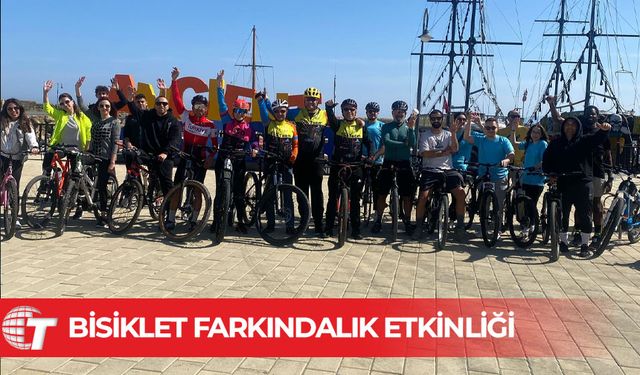 Girne’de Bisiklet Farkındalık Etkinliği büyük ilgi gördü