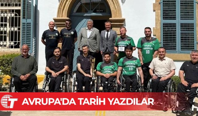 Vakıflar Tekerlekli Sandalye Basketbol Takımı, başarılarıyla onurlandırıldı
