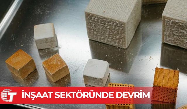 Çimento yerine mantar tuğlalar