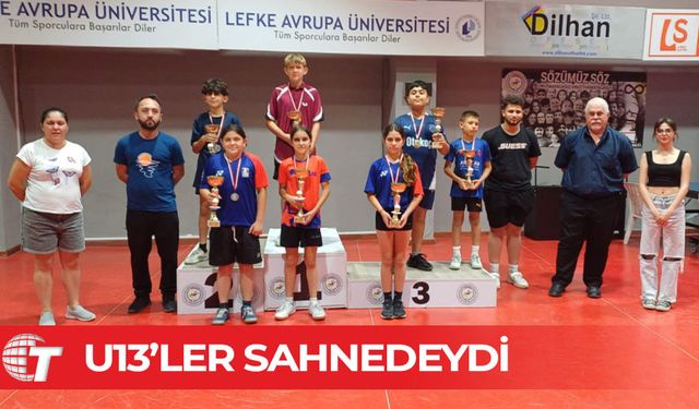 Masa Tenisinde En İyi U13’ler sahnedeydi