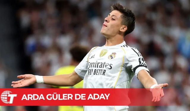Arda Güler, büyük ödüle aday oldu