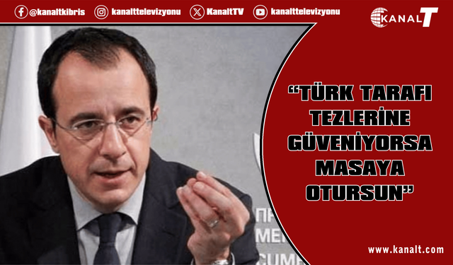 Hristodulidis: Crans Montana’dan Kaldığımız Yerden Devam Etmeye Hazırız