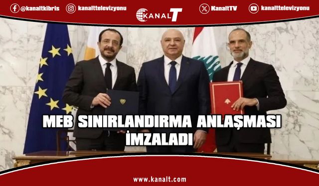 Güney Kıbrıs ile Lübnan MEB sınırlandırma anlaşması imzaladı: Stratejik iş birliği yapılacak
