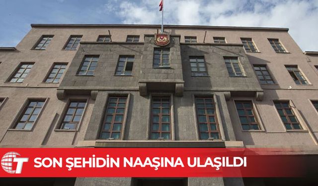 TSK’ya ait düşen askeri kargo uçağında son şehidin naaşına ulaşıldı