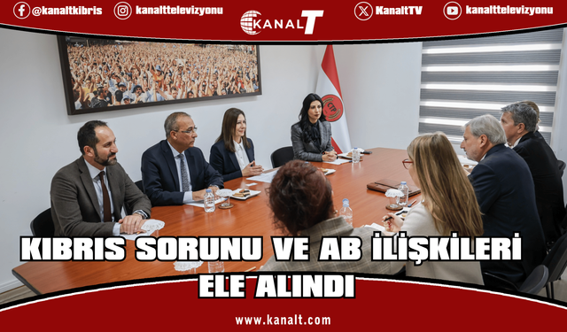 CTP Genel Başkanı İncirli, AB Kıbrıs Özel Temsilcisi Johannes Hahn’ı kabul etti