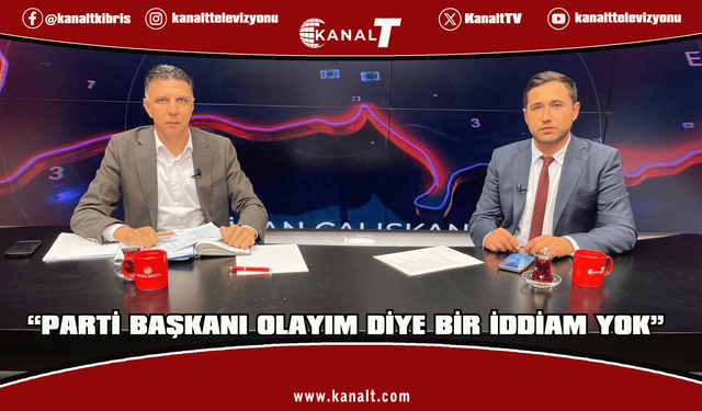Amcaoğlu: Parti başkanı olayım diye bir iddiam yok