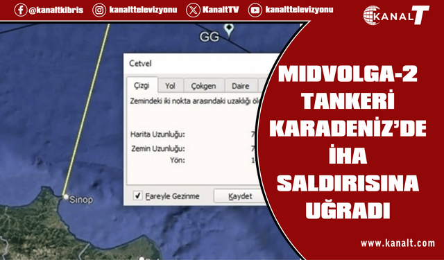 Rusya: Karadeniz'de MIDVOLGA-2 tankerine İHA saldırısı düzenlendi