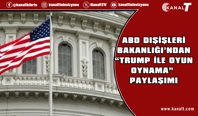 ABD Dışişleri Bakanlığının Rusça hesabından "Trump ile oyun oynama" mesajı
