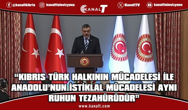 Türkiye İçişleri Bakanı Mustafa Çiftçi,  TBMM Tören Salonunda gerçekleştirilen iftar programında konuştu
