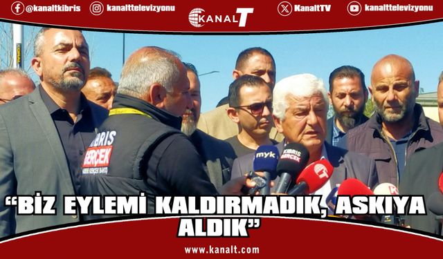 Bıçaklı: “Biz eylemi kaldırmadık, askıya aldık”