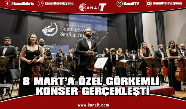 Cumhurbaşkanlığı Senfoni Orkestrası’ndan 8 Mart’a Özel Görkemli Konser!