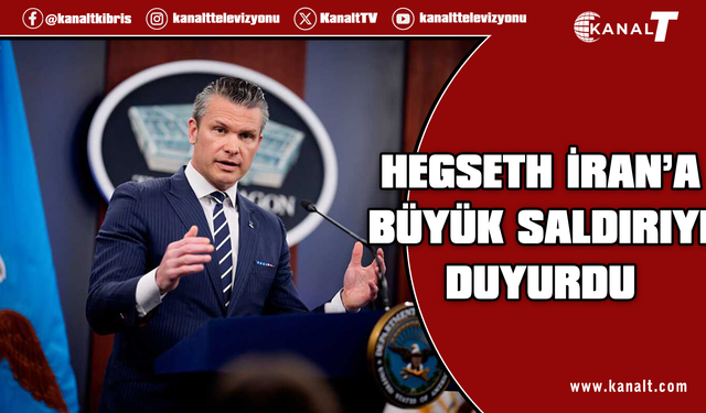 Hegseth: İran'a bugün, şimdiye kadarki en büyük saldırımızı yapacağız