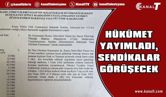 HP ile ilgili düzenleme, Yasa Gücünde Kararname olarak Resmi Gazete’de yayımlandı