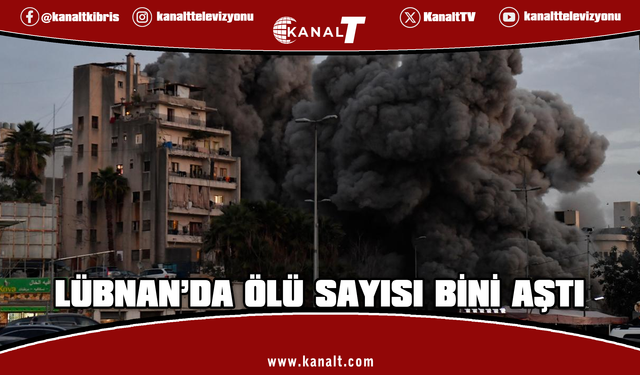 Lübnan: İsrail saldırılarında ölü sayısı bini geçti